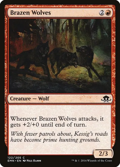 Brazen Wolves 122/205