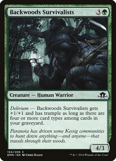 Backwoods Survivalists 150/205