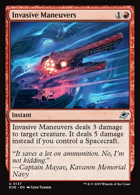 Invasive Maneuvers 137/271