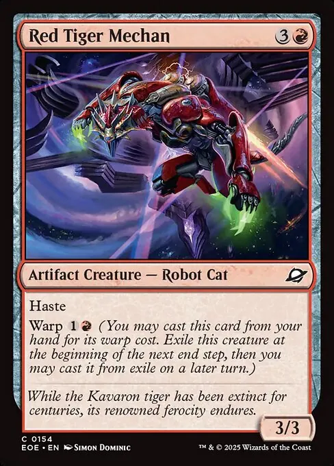 Red Tiger Mechan 154/271