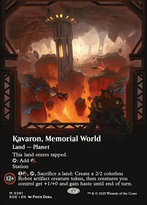 Kavaron, Memorial World 281/271