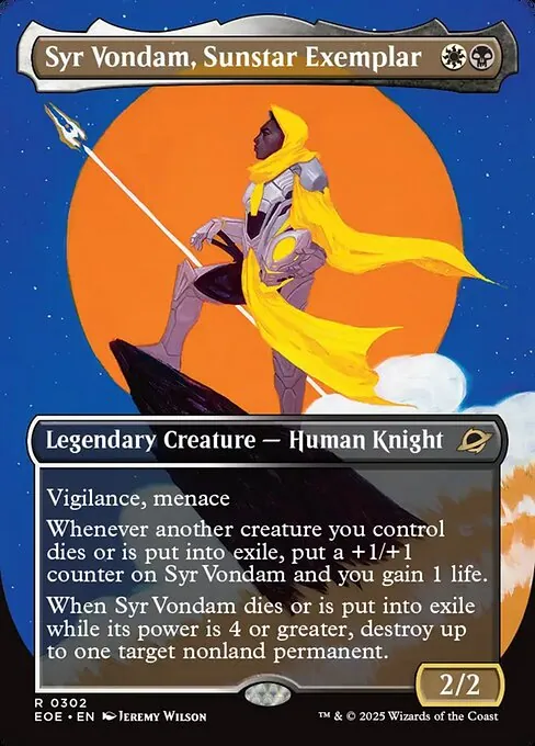 Syr Vondam, Sunstar Exemplar 302/271
