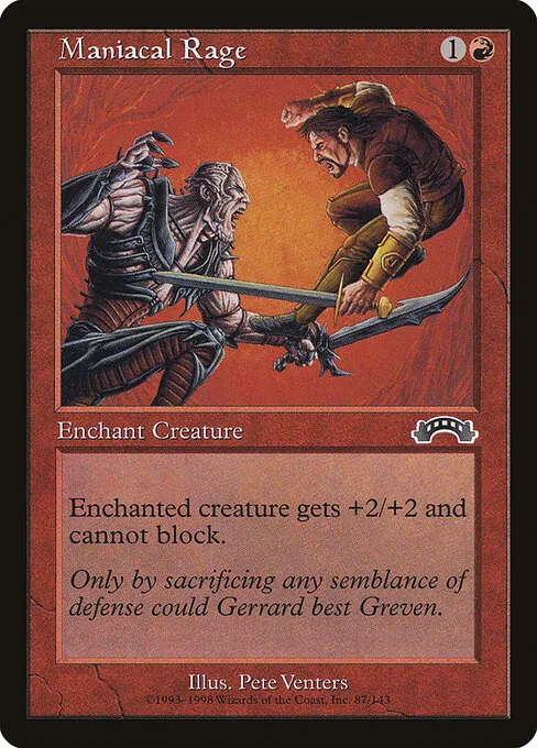 Maniacal Rage 087/143
