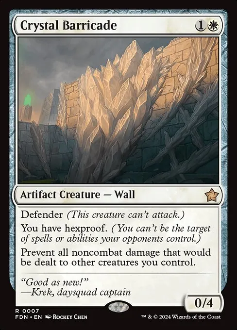 Crystal Barricade 007/291