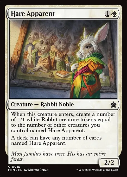 Hare Apparent 015/291