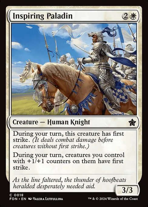 Inspiring Paladin 018/291