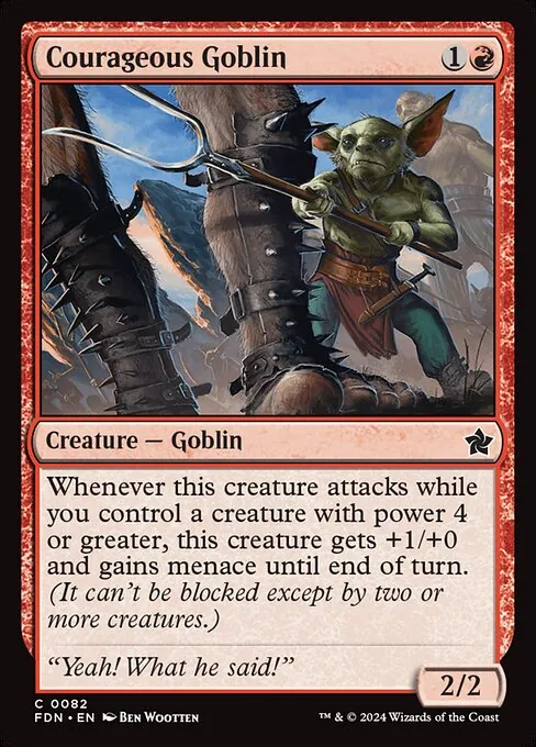 Courageous Goblin 082/291