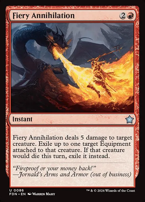 Fiery Annihilation 086/291