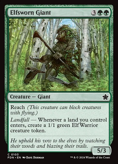 Elfsworn Giant 103/291