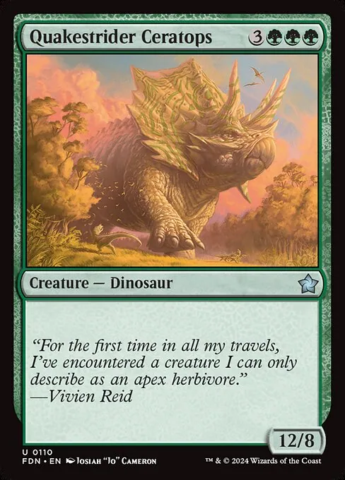 Quakestrider Ceratops 110/291
