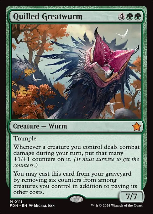 Quilled Greatwurm 111/291