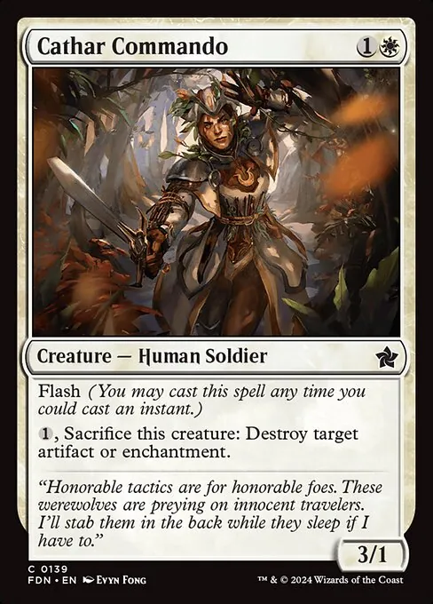 Cathar Commando 139/291