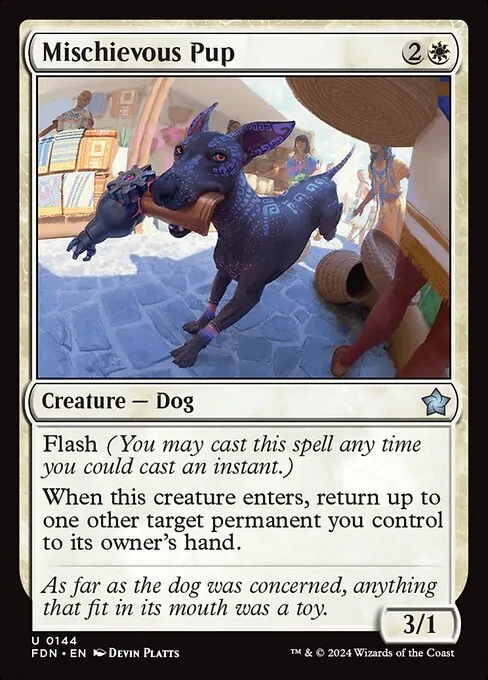 Mischievous Pup 144/291