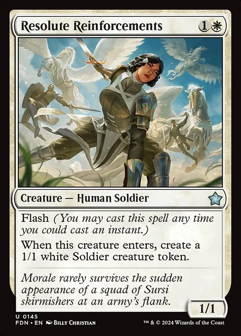 Resolute Reinforcements 145/291