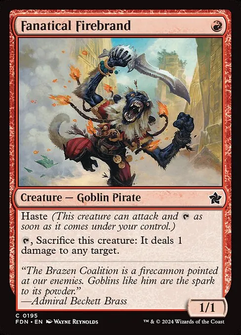 Fanatical Firebrand 195/291