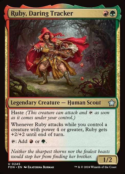Ruby, Daring Tracker 245/291