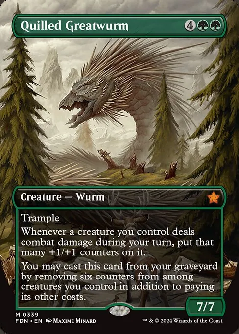 Quilled Greatwurm 339/291