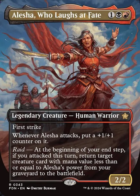 Alesha, Who Laughs at Fate 343/291