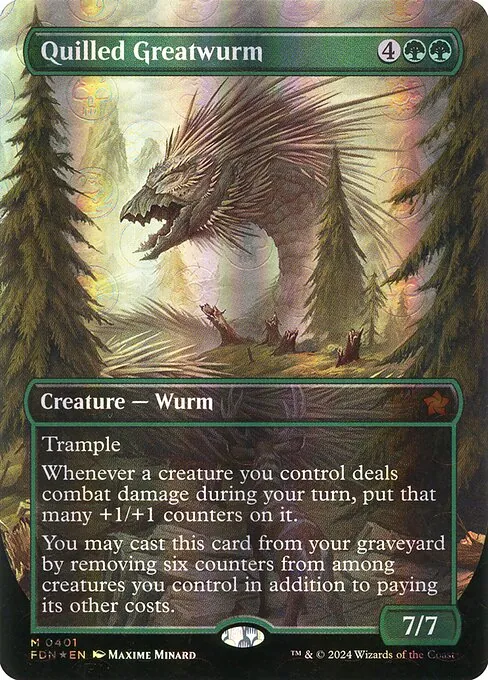 Quilled Greatwurm 401/291