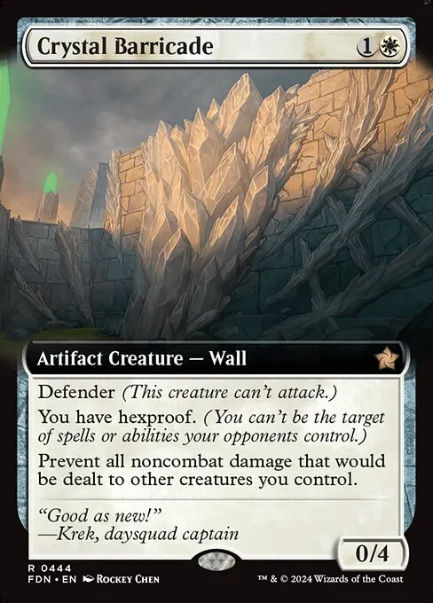 Crystal Barricade 444/291