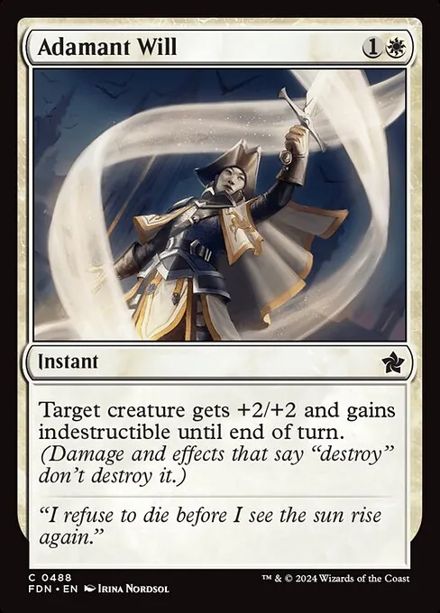 Adamant Will 488/291