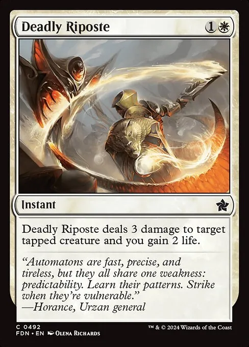 Deadly Riposte 492/291