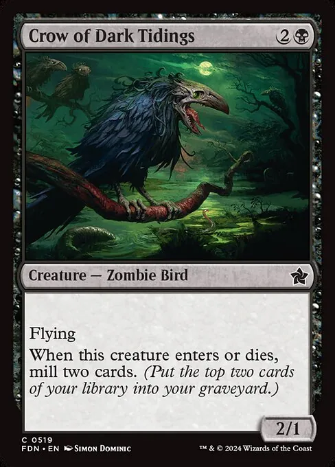 Crow of Dark Tidings 519/291