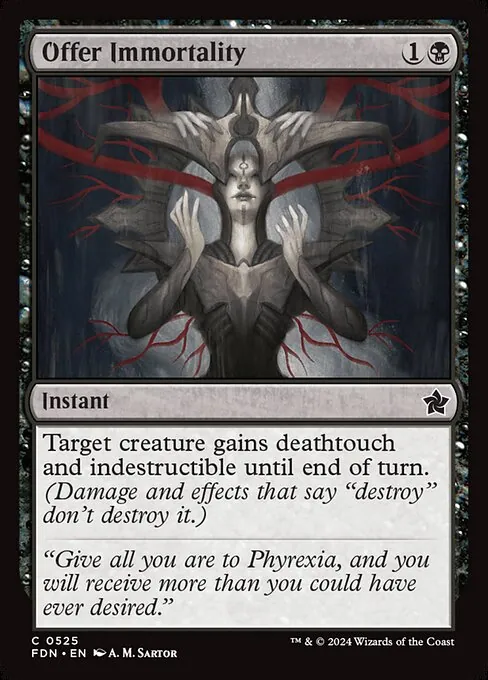 Offer Immortality 525/291