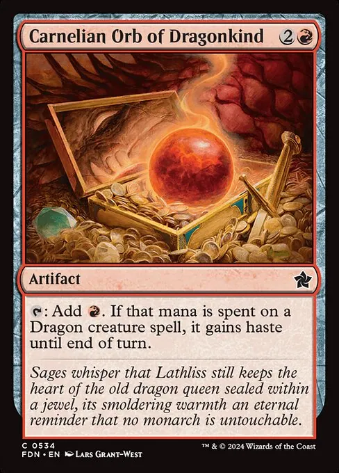 Carnelian Orb of Dragonkind 534/291