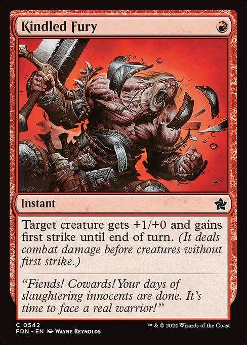 Kindled Fury 542/291