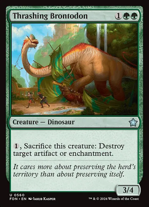 Thrashing Brontodon 560/291