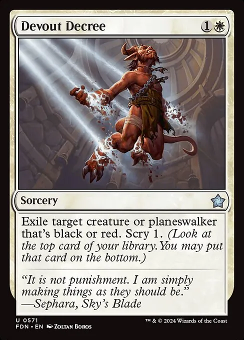 Devout Decree 571/291