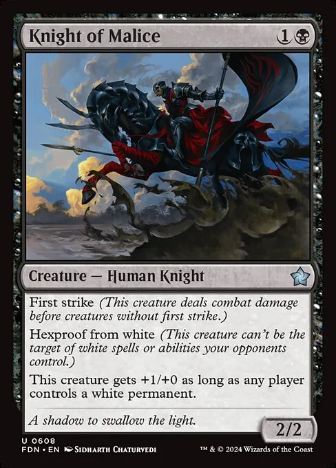 Knight of Malice 608/291