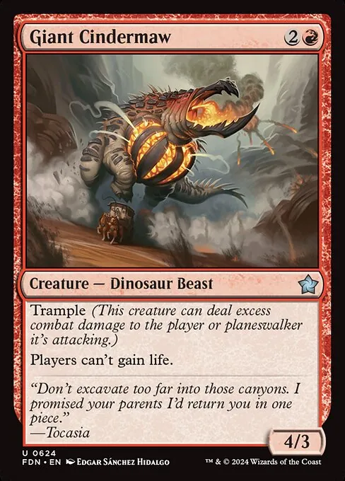 Giant Cindermaw 624/291
