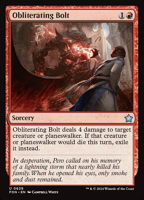Obliterating Bolt 629/291