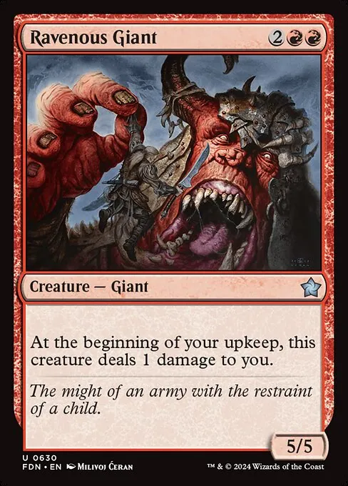 Ravenous Giant 630/291