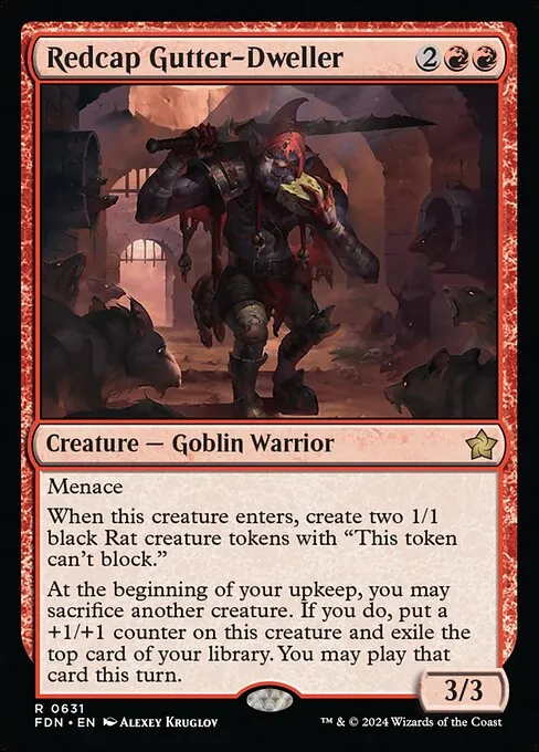 Redcap Gutter-Dweller 631/291