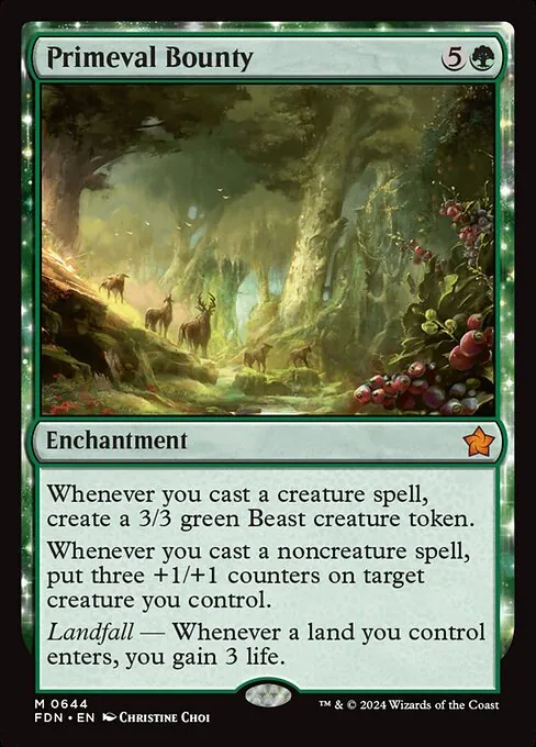 Primeval Bounty 644/291