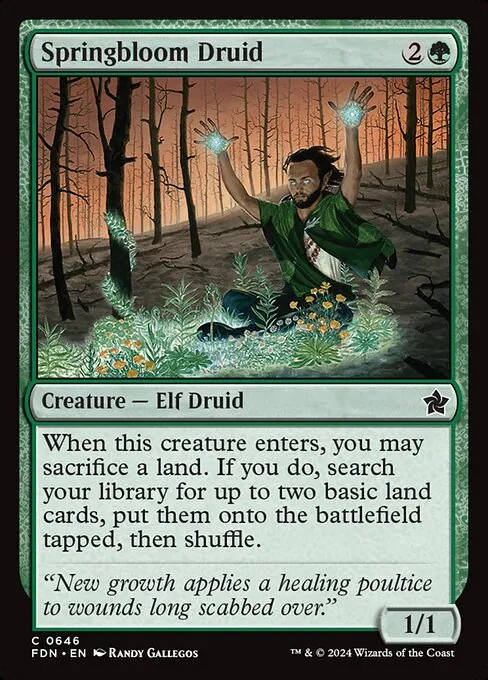 Springbloom Druid 646/291