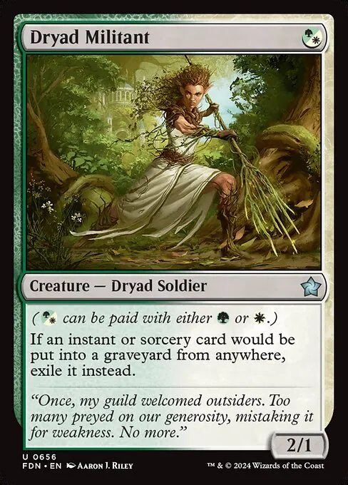 Dryad Militant 656/291