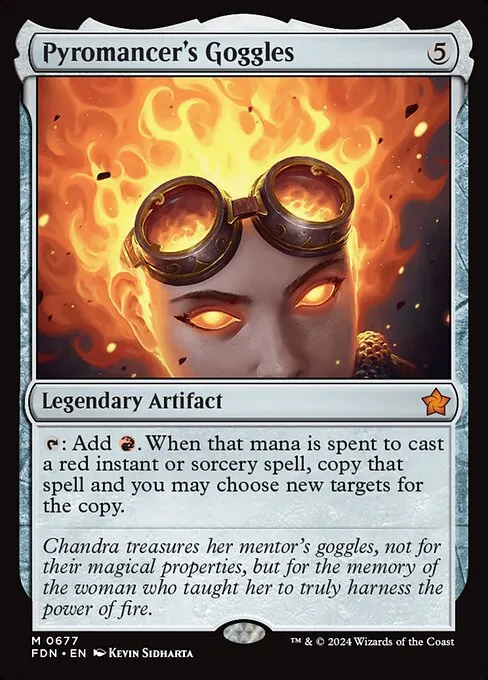 Pyromancer's Goggles 677/291