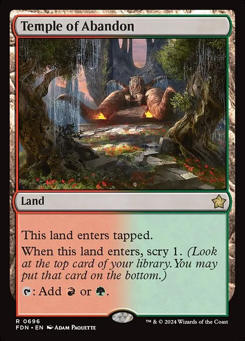 Temple of Abandon 696/291