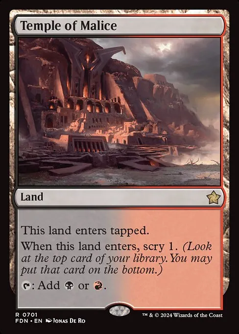 Temple of Malice 701/291