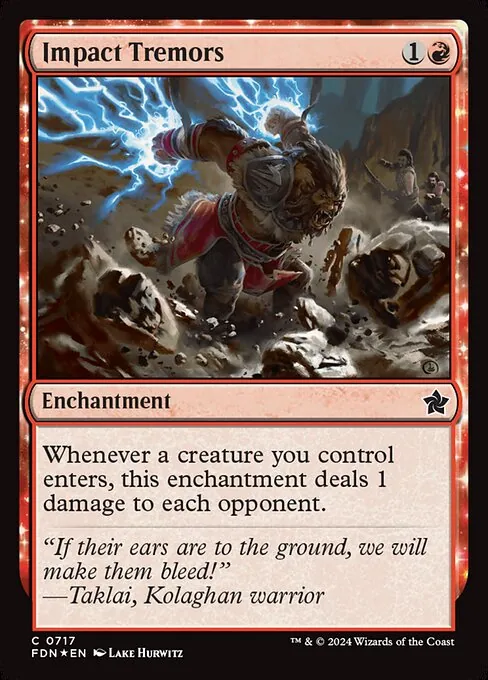 Impact Tremors 717/291