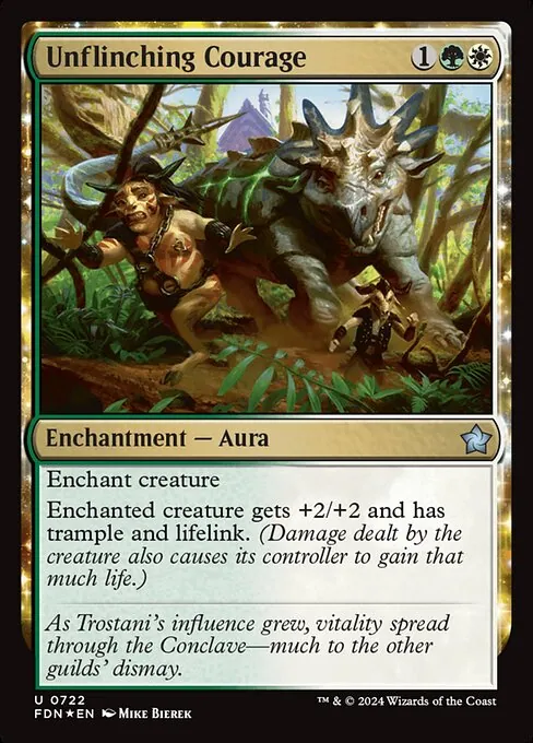 Unflinching Courage 722/291