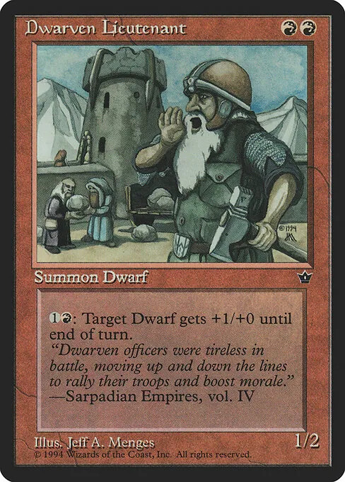 Dwarven Lieutenant 052/220