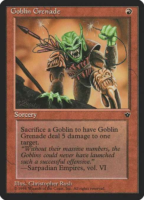 Goblin Grenade 56c/220
