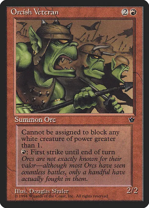 Orcish Veteran 62a/220