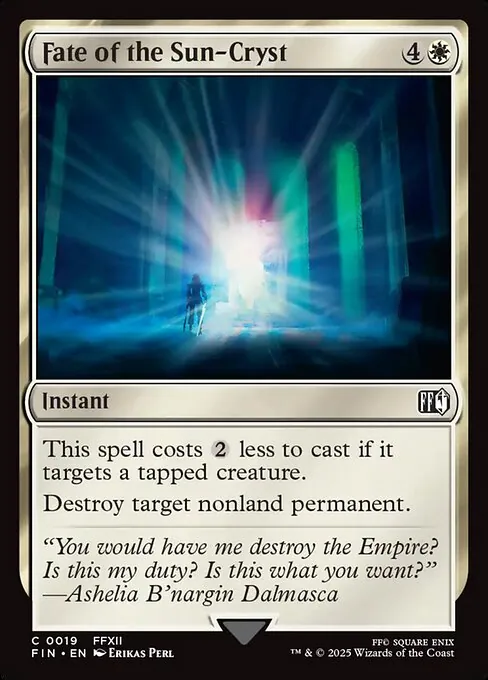 Fate of the Sun-Cryst 019/314