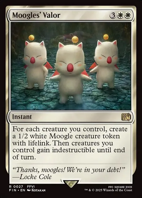 Moogles' Valor 027/314